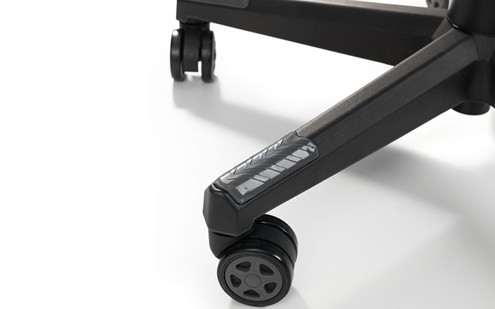 Meteor Black Faux Leather Gaming Chair